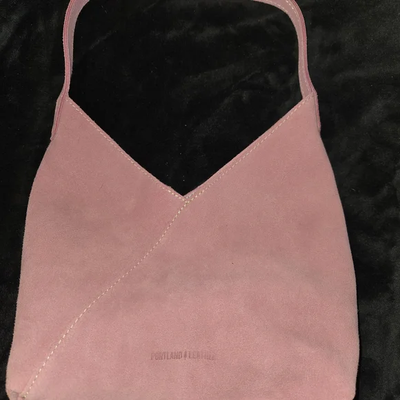 Portland Leather Pink Suede Large Naomi - Picture 2 of 4